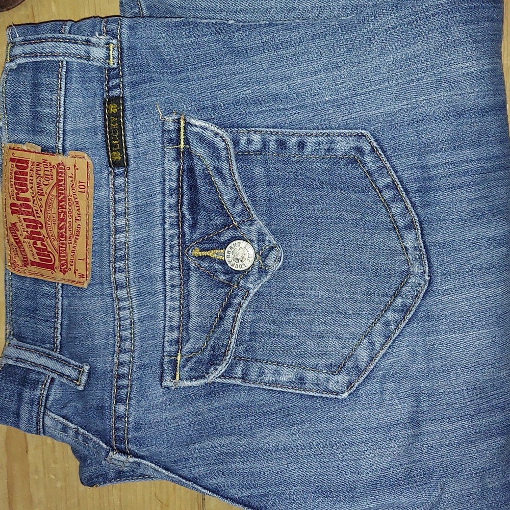 Lucky Brand sz 8 sweet and low blood cut jeans